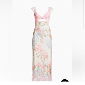 Free people suddenly fine maxi slip dress medium